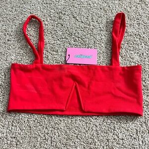 Red Crop Top